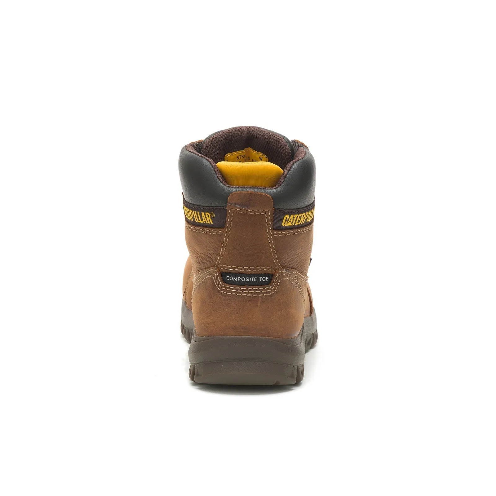 Women's Resorption Composite-Toe Waterproof Work Boot Leather Brown