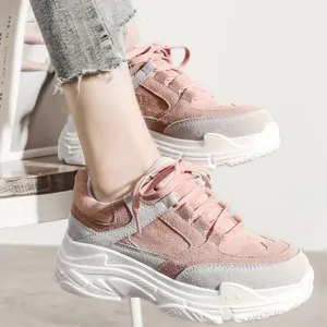 Women's Spring Casual Platform Lace Up Sneakers
