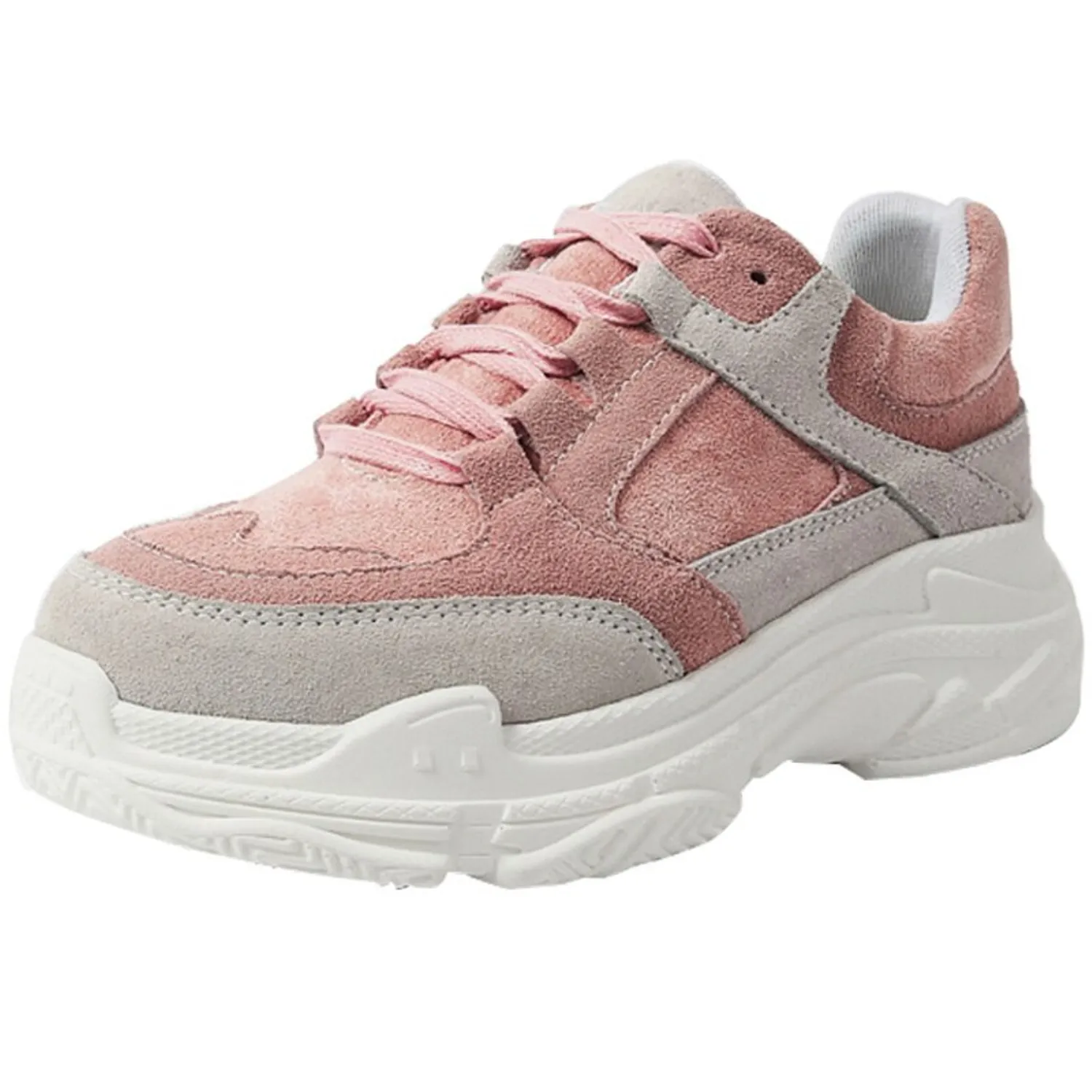 Women's Spring Casual Platform Lace Up Sneakers